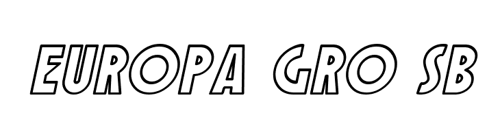 SF Speakeasy Outline Oblique  Free Fonts Download