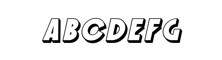 SF Speakeasy Shaded Oblique  Free Fonts Download