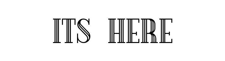 DebonairInlineNF  Free Fonts Download