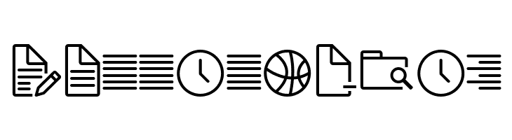 Icon-Works Regular  Free Fonts Download