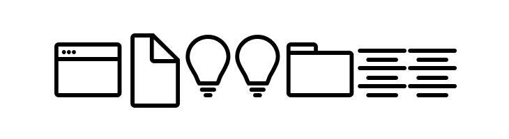 Icon-Works Regular  Free Fonts Download