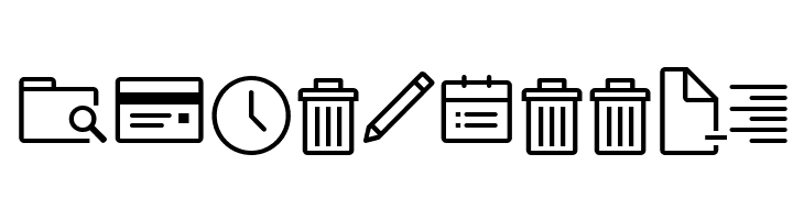 Icon-Works Regular  Free Fonts Download