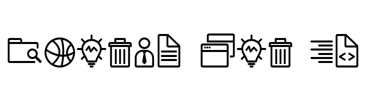 Icon-Works Regular  Free Fonts Download