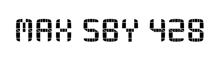 20SEVEN  Free Fonts Download