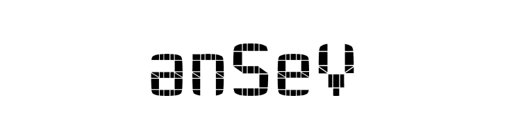 20SEVEN  Free Fonts Download