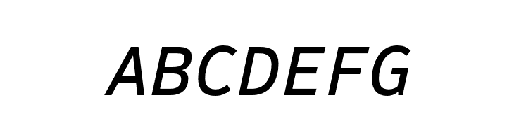 Sometype Mono Medium Italic  Free Fonts Download