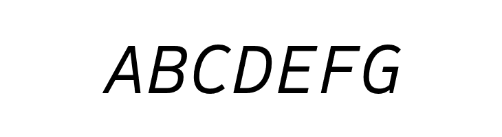 Sometype Mono Regular Italic  Free Fonts Download