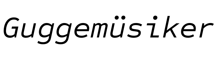 Sometype Mono Regular Italic  Free Fonts Download