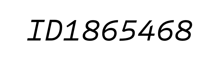 Sometype Mono Regular Italic  Free Fonts Download