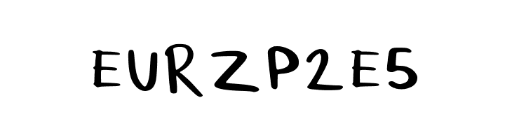 EURZP2E5 Vinyl Regular Font