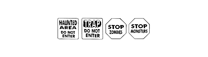 KR Halloween Signs One  Free Fonts Download