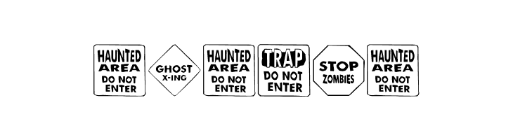 KR Halloween Signs One  Free Fonts Download