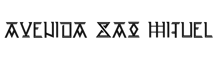 Runic Sans Inline  Free Fonts Download