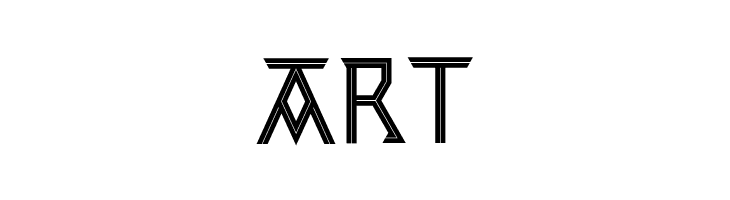 Runic Sans Inline  Free Fonts Download