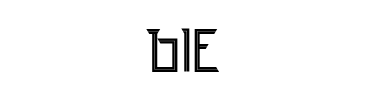 Runic Sans Inline  Free Fonts Download