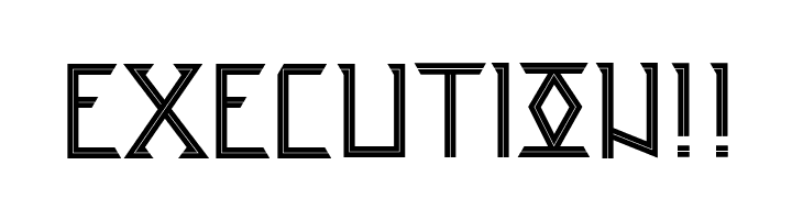 Runic Sans Inline  Free Fonts Download