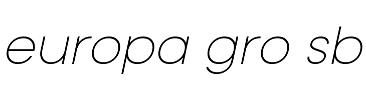 Typo Gotika Light Demo Italic  Free Fonts Download