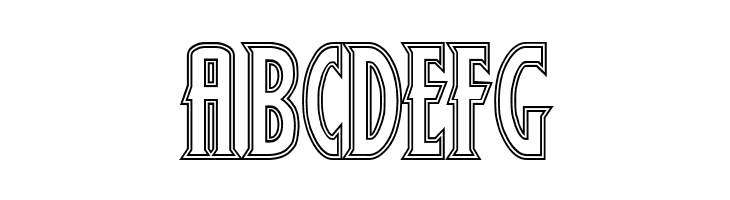 Wolf's Bane Bold Outline  Free Fonts Download