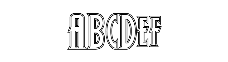 Wolf's Bane Bold Outline  Free Fonts Download