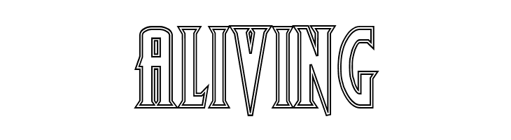 Wolf's Bane Bold Outline  Free Fonts Download