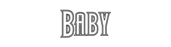 Wolf's Bane Bold Outline  Free Fonts Download