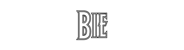 Wolf's Bane Bold Outline  Free Fonts Download