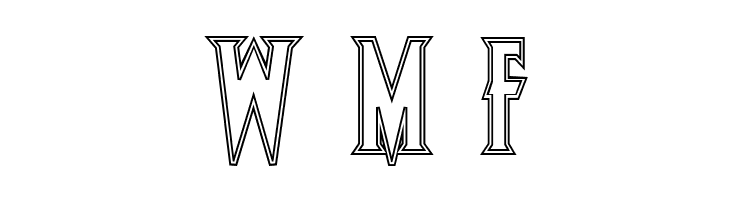 Wolf's Bane Bold Outline  Free Fonts Download