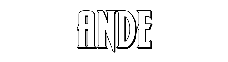 Wolf's Bane Bold Shadow  Free Fonts Download