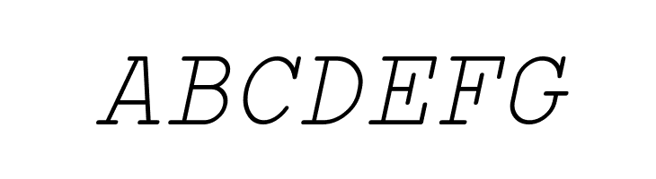 Typo Writer Light Demo Italic  Free Fonts Download