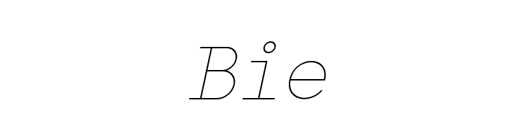 Typo Writer Thin Demo Italic  Free Fonts Download
