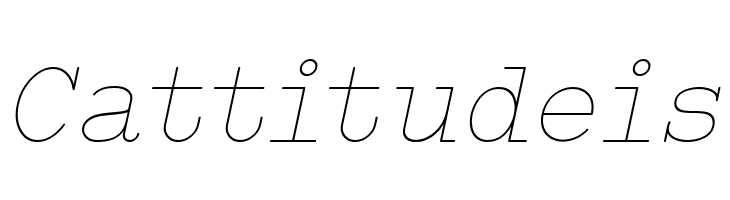 Typo Writer Thin Demo Italic  Free Fonts Download