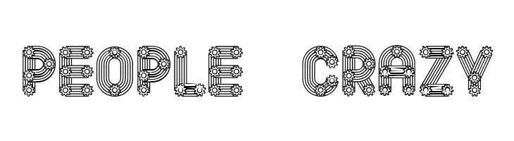 Gears Regular  Free Fonts Download