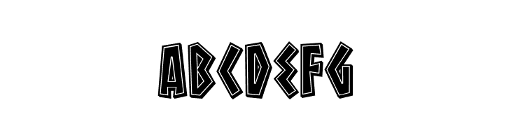 Macedonia 3D Filled Regular  Free Fonts Download