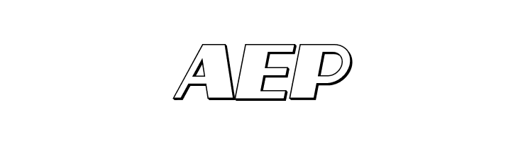 Aafia 3D Italic  Free Fonts Download