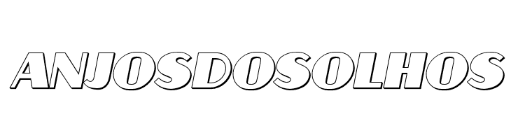 Aafia 3D Italic  Free Fonts Download