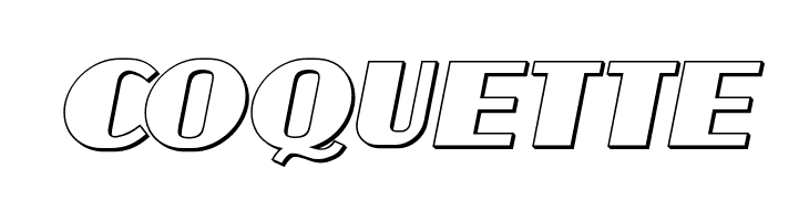 Aafia 3D Italic  Free Fonts Download