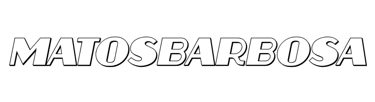 Aafia 3D Italic  Free Fonts Download