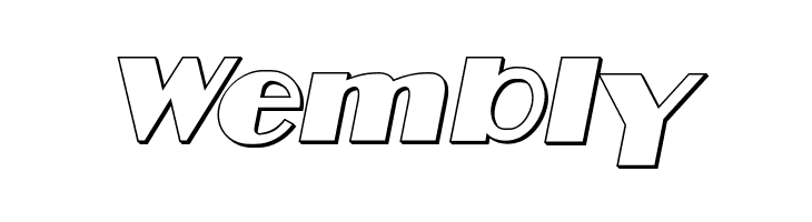 Aafia 3D Italic  Free Fonts Download