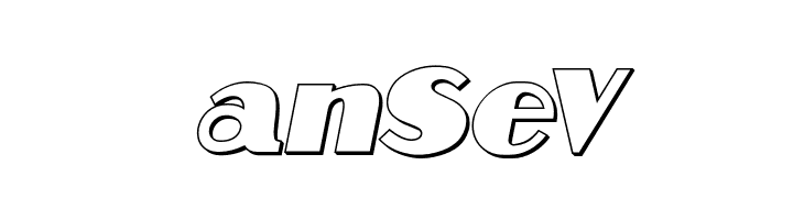 Aafia 3D Italic  Free Fonts Download