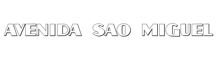 Aafia 3D Regular  Free Fonts Download