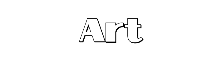 Aafia 3D Regular  Free Fonts Download