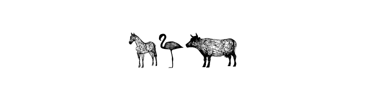 3D Animals Regular  Free Fonts Download