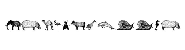 3D Animals Regular  Free Fonts Download