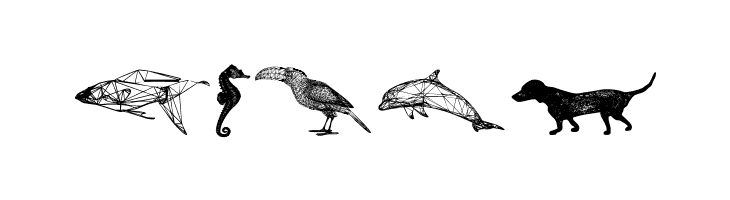 3D Animals Regular  Free Fonts Download