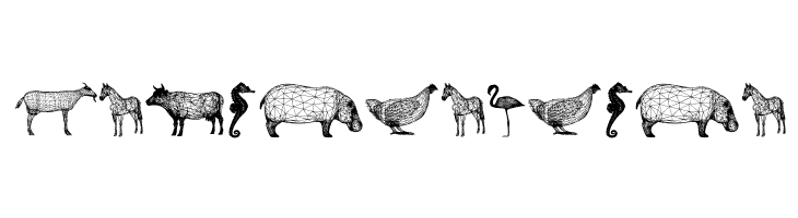 3D Animals Regular  Free Fonts Download