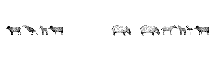 3D Animals Regular  Free Fonts Download