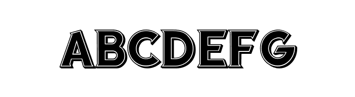 Sea Gardens 3D Filled Regular  Free Fonts Download