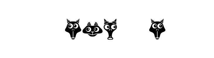 Creatures with Horns Regular  Free Fonts Download