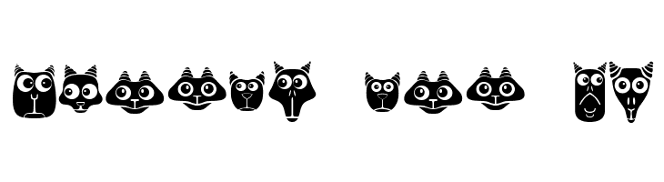 Creatures with Horns Regular  Free Fonts Download