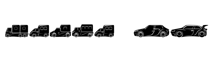 Vehicles Regular  Free Fonts Download
